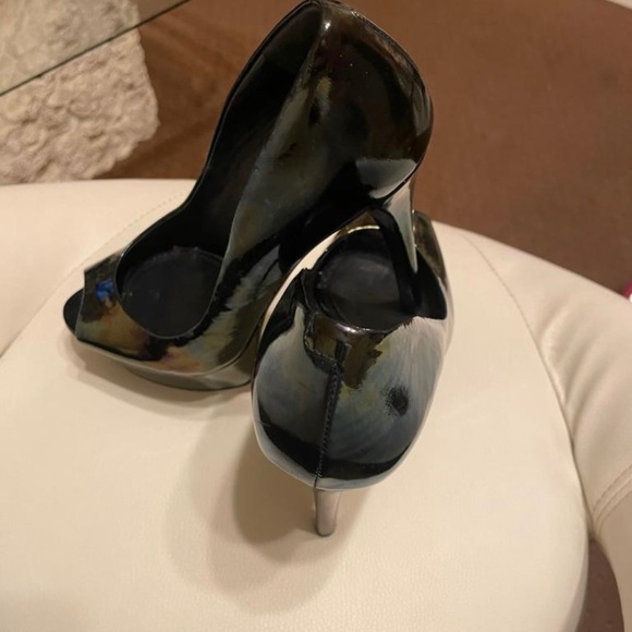 B Brian Atwood Platform Peeptoe Pumps 6.5 - Picture 5 of 11